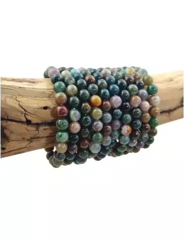 Bracelet agate Indienne perles AA