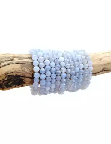 AA Chalcedony Bead Bracelet