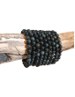 Bracciale a sfera Obsidian Occhio celeste