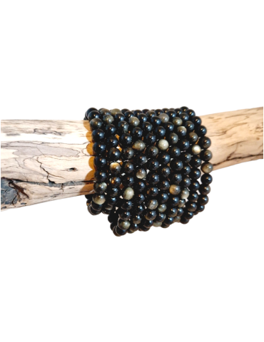 Gold Obsidian AA Beads Bracelet