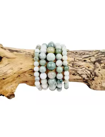 Burmese Jade Bead Bracelet