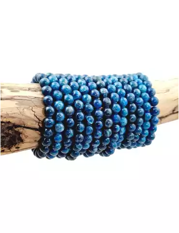 Bracelet cyanite perles AA