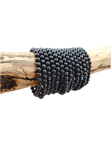 Black tourmaline bead...
