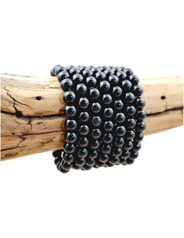 Black jade bracelet beads A