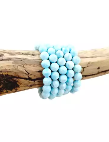 AA Hemimorphite Bead Bracelet