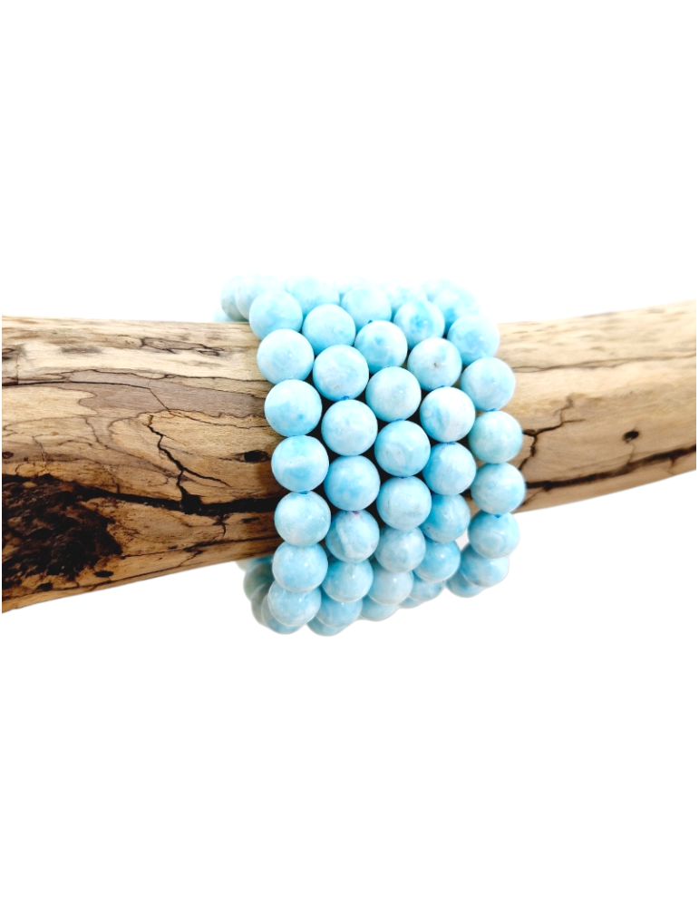 Pulsera de Hemimorfita con perlas AA