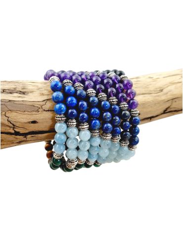 7 chakra bracelet top perles AA