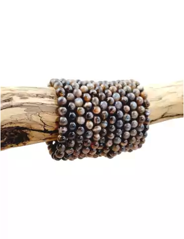 Black sunstone bead AA bracelet