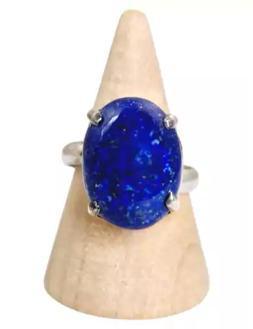 925 Silver AA Lapis Lazuli Ring