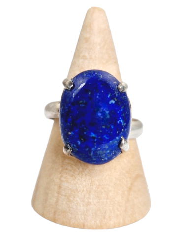 Lapis Lazuli anillo plata 925 AA
