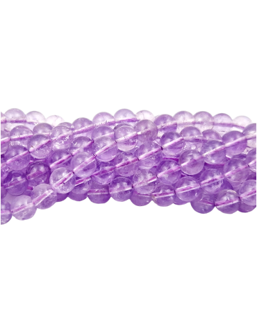 Draad van Amethyst Lavender Pearls AA