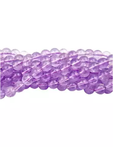 Filo di perle di Ametista lavanda AA