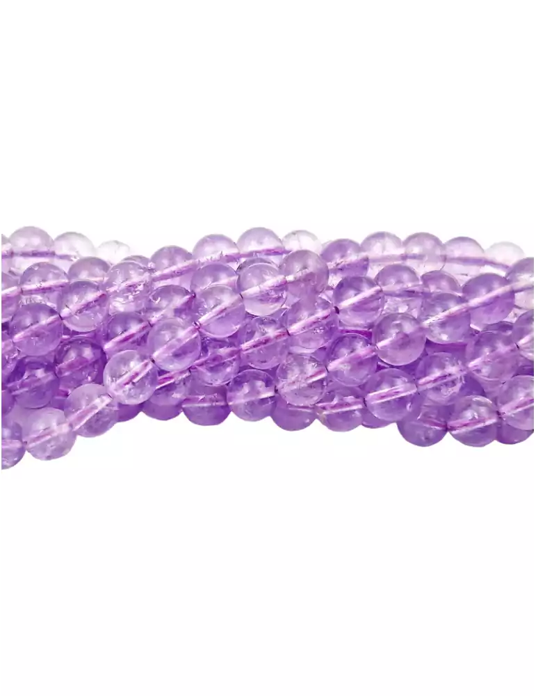 Lavender Amethyst Thread AA Beads