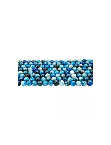 Blue Apatite bead thread