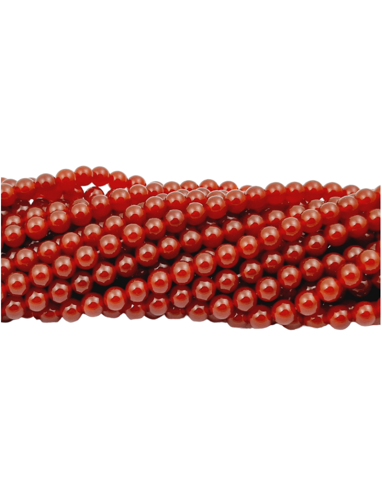 Heated Carnelian bead wire A