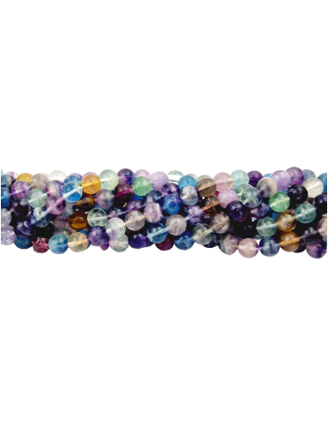 Filo di fluorite mix colori perle AA