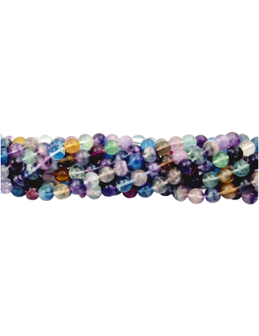 Fluorite thread mix color AA beads