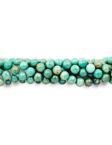 Fil turquoise Tibet perles A