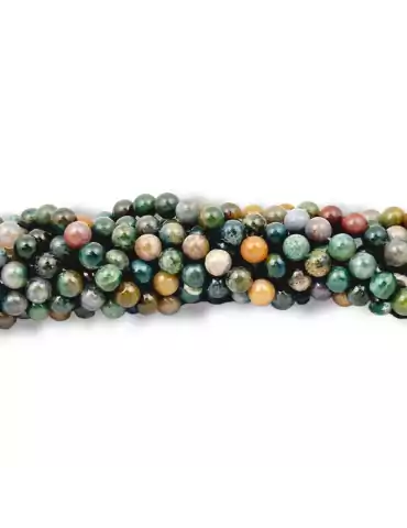 Indian Agate Bead AA Wire