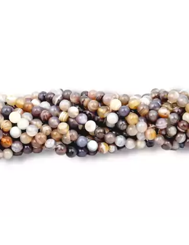 Botswana Agate AA Beads Thread