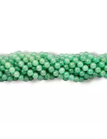 Fil Aventurine verte perles A