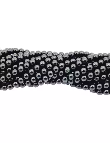 Black jade bead wire A