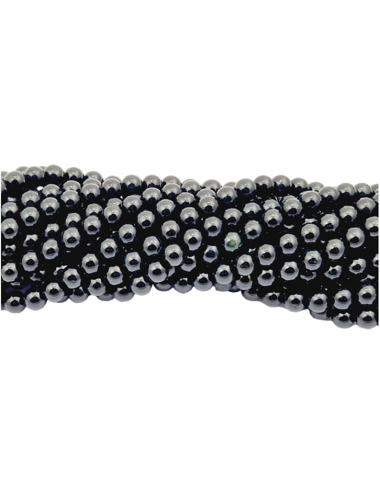 Black jade bead wire A