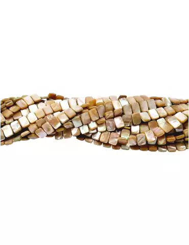 White mother-of-pearl thread A beads