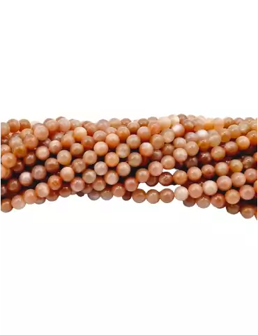 Pink moonstone bead thread A