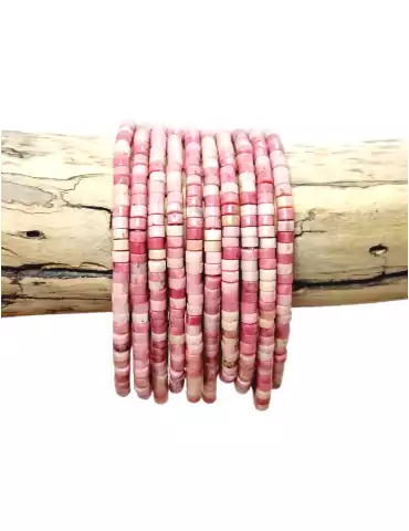 AA Heishi Rhodonite Bead Bracelet