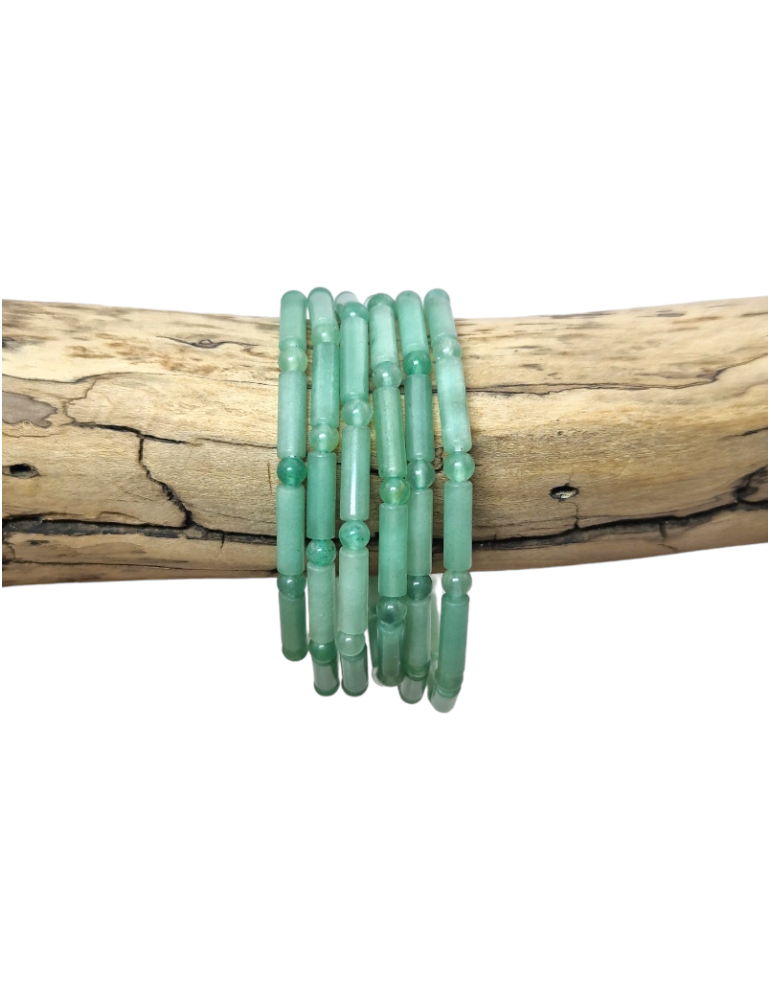 AA Tube Beads Aventurine Bracelet