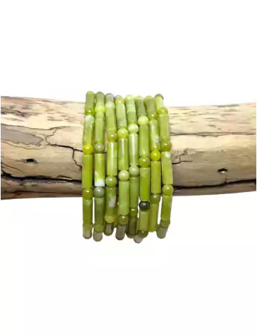 Serpentine Beads Tube AA Bracelet