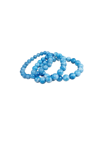 Aquamarin-Armband AA-Perlen