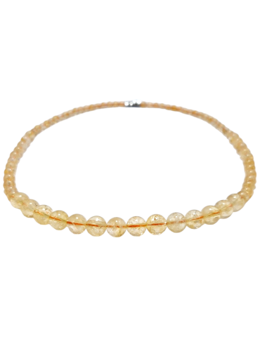 Citrine kralenketting AA