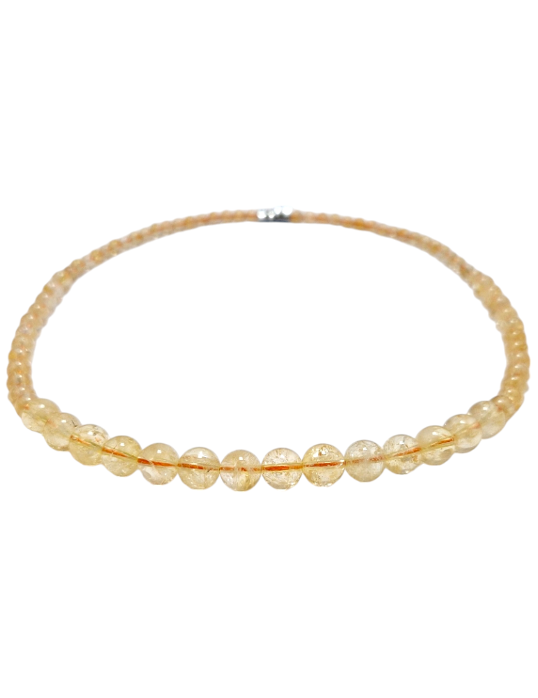 Citrine kralenketting AA