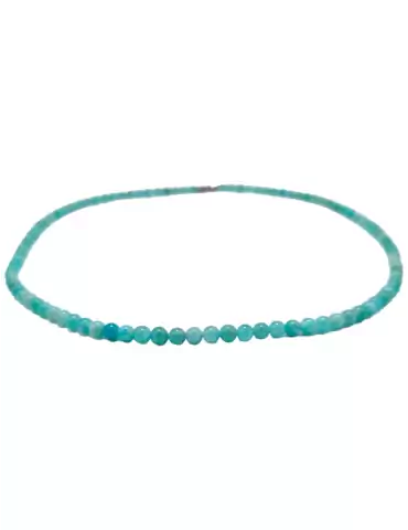 Collana di perle Amazonite AA