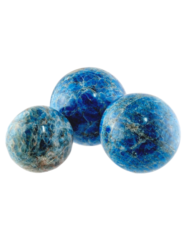 Sphère Apatite bleue A