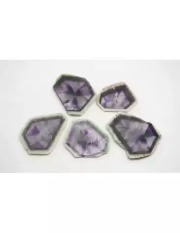 Starred Amethyst Plaque