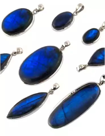 Ciondolo in labradorite...