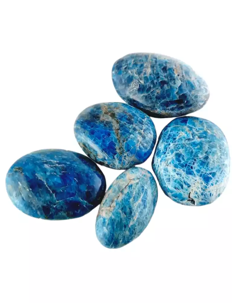 Ciottoli di Apatite blu A