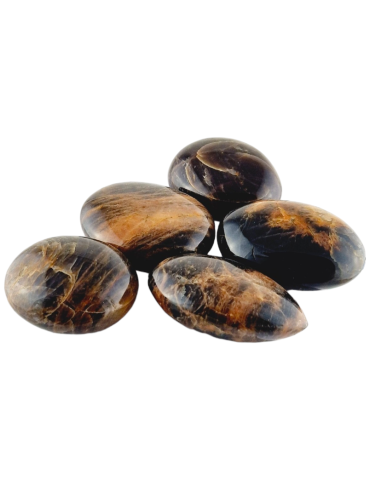 Black Moonstone Pebbles A
