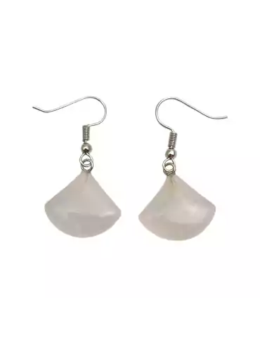 Rock Crystal Fan Earrings