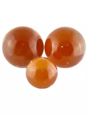 Orange Calcite Sphere A