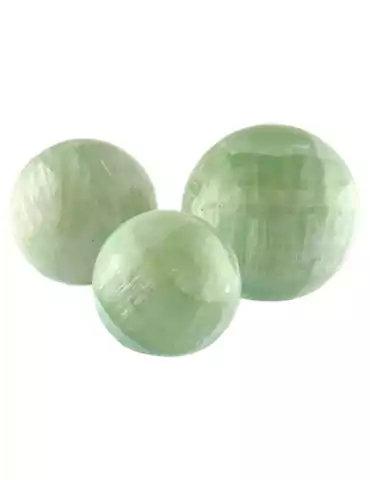 Esfera de Calcita verde A