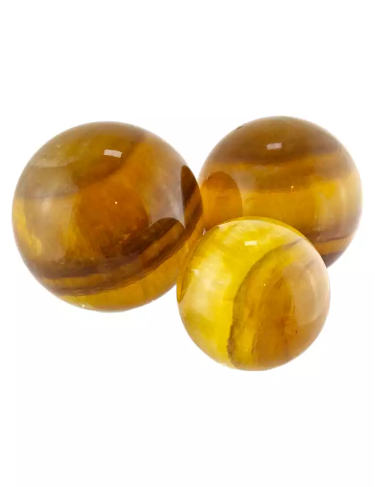 Yellow Fluorite Sphere A