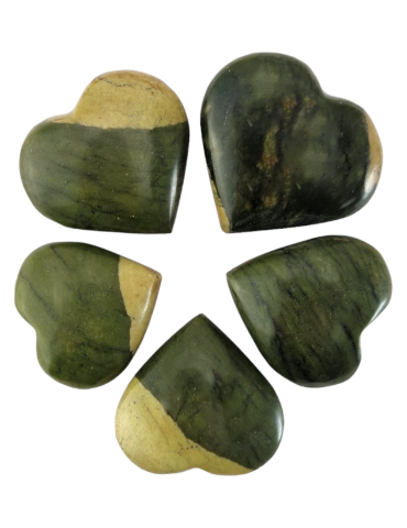 Coeur 3 - 4 cm Jade pakistan A