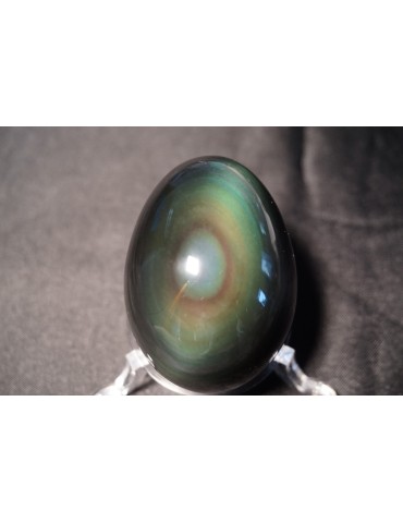 Celestial Eye Obsidian Yoni Egg A