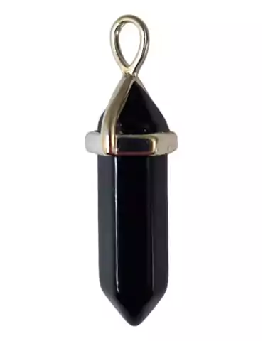 Anhänger Obsidian Spitze A