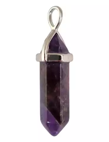 Amethyst Spitze Anhänger A