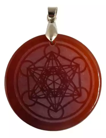 Pendentif Métatron Cornaline A